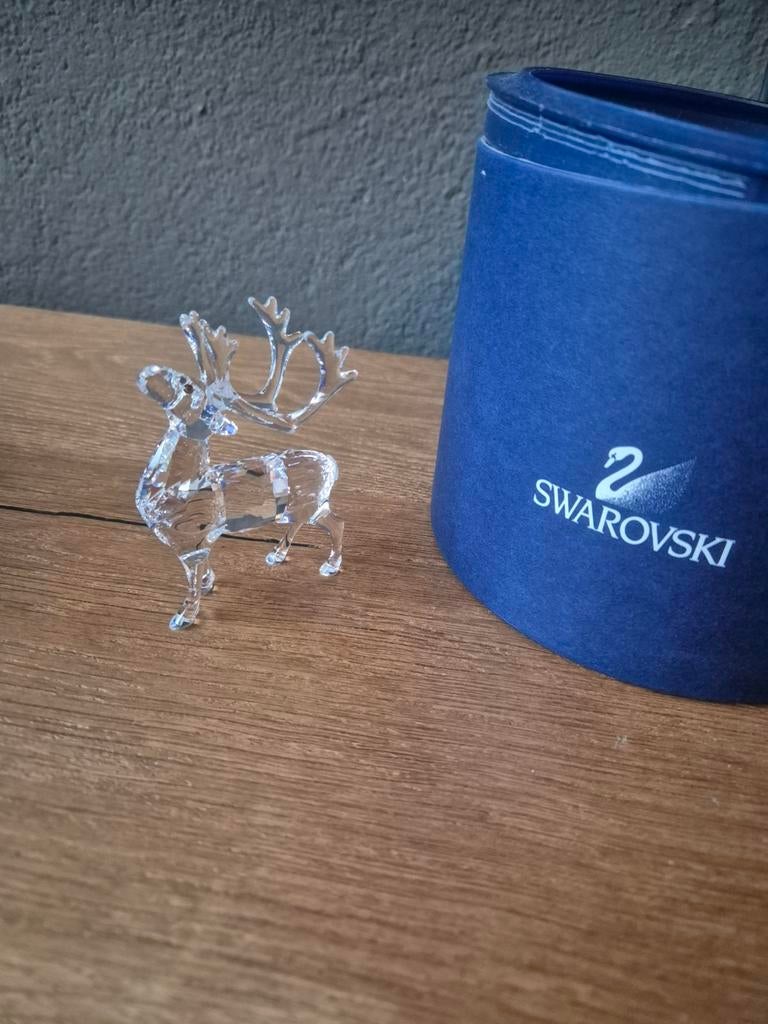 Swarovski rendier, Verzamelen, Swarovski, Ophalen of Verzenden, Zo goed als nieuw, Figuurtje