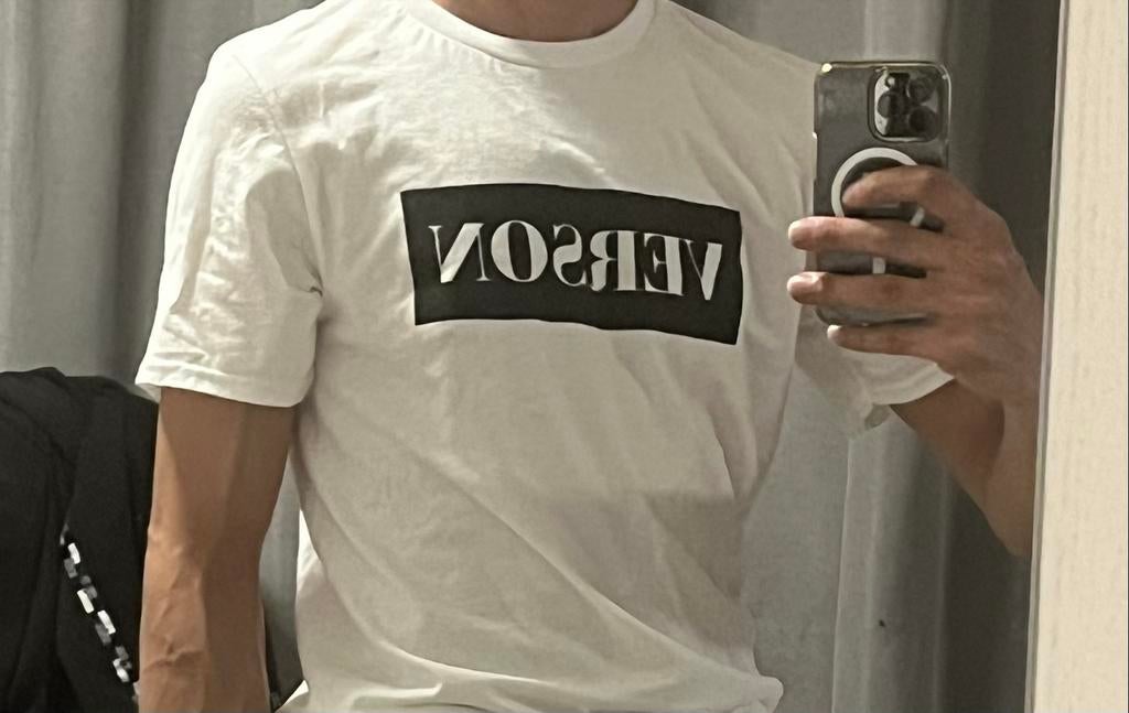 VERSON T-shirt - Wit, Ophalen of Verzenden, Zo goed als nieuw, Maat 48/50 (M), Wit