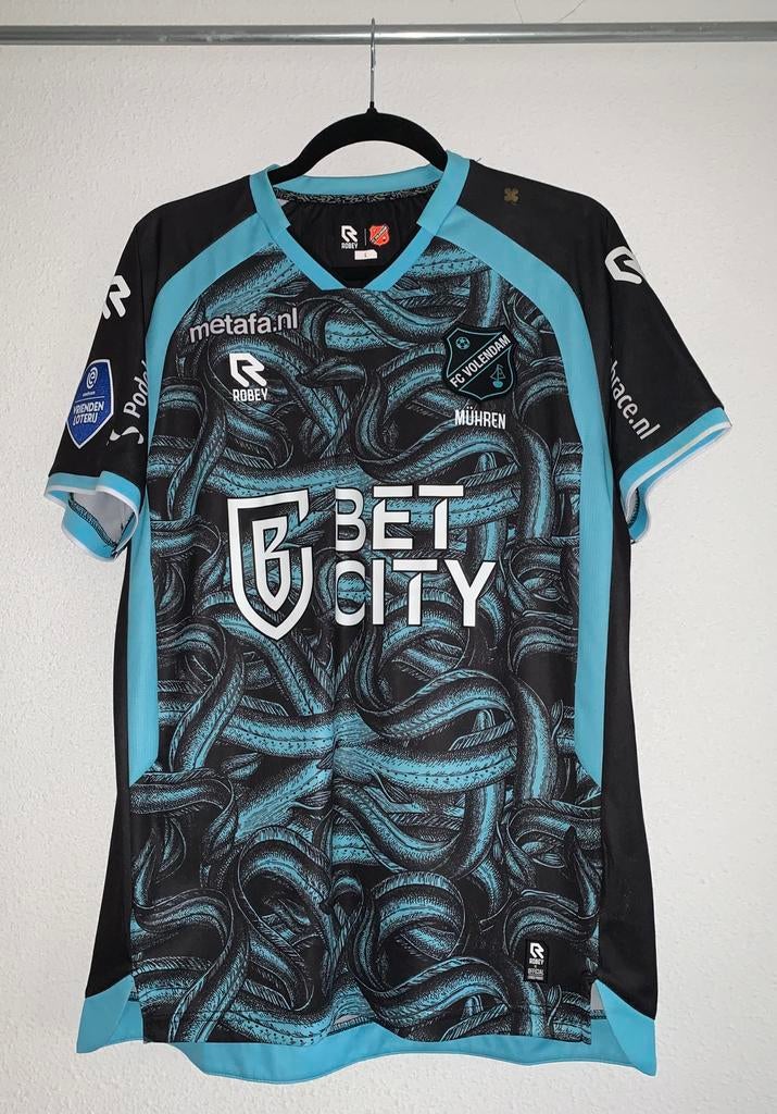 Matchworn FC Volendam paling shirt Robert Mühren, Ophalen of Verzenden, Zo goed als nieuw, Overige binnenlandse clubs, Shirt