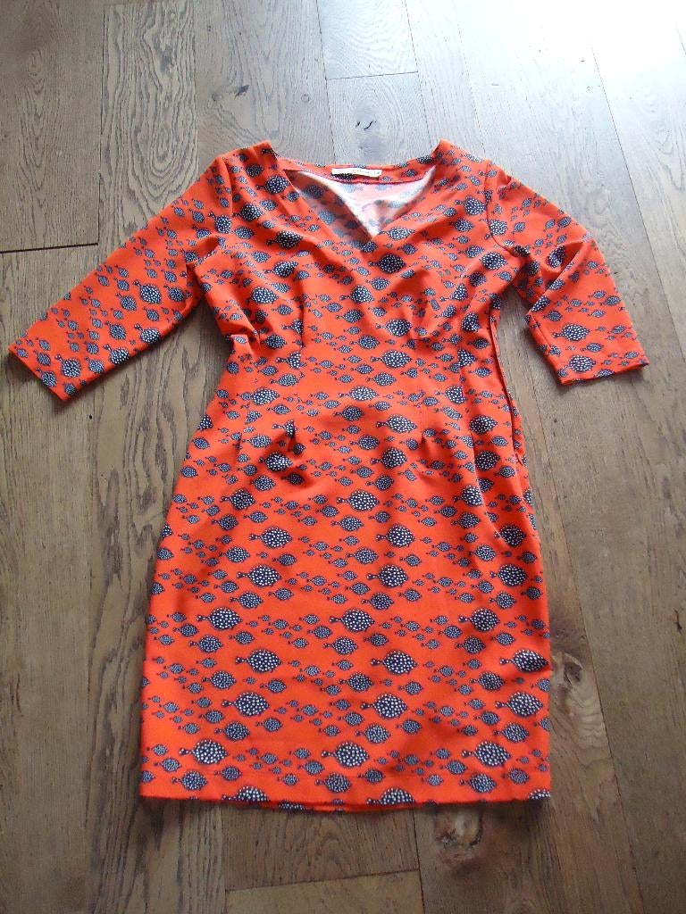 Rood Nathalie Vleeschouwer jurkje M, Ophalen of Verzenden, Zo goed als nieuw, Knielengte, Rood