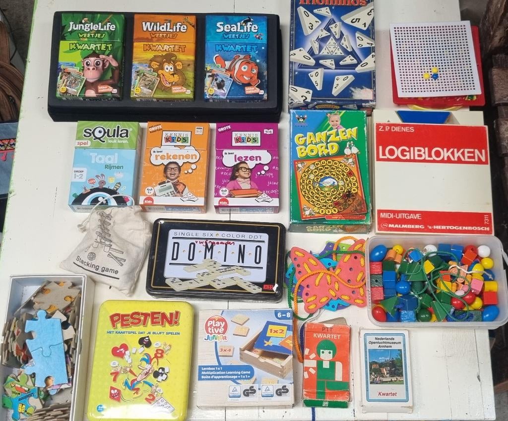Educatieve spellen kleuters, topospel en meer, Ophalen of Verzenden, Gebruikt, Taal en Lezen