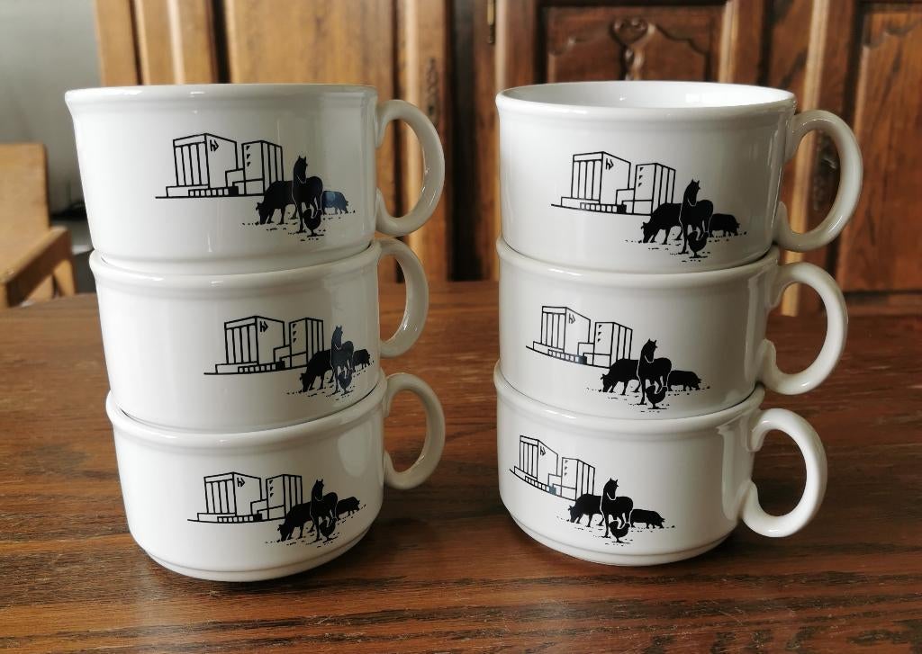 Soepkommen boerderijdieren, Nieuw, Ophalen of Verzenden, Kom(men), Overige stijlen