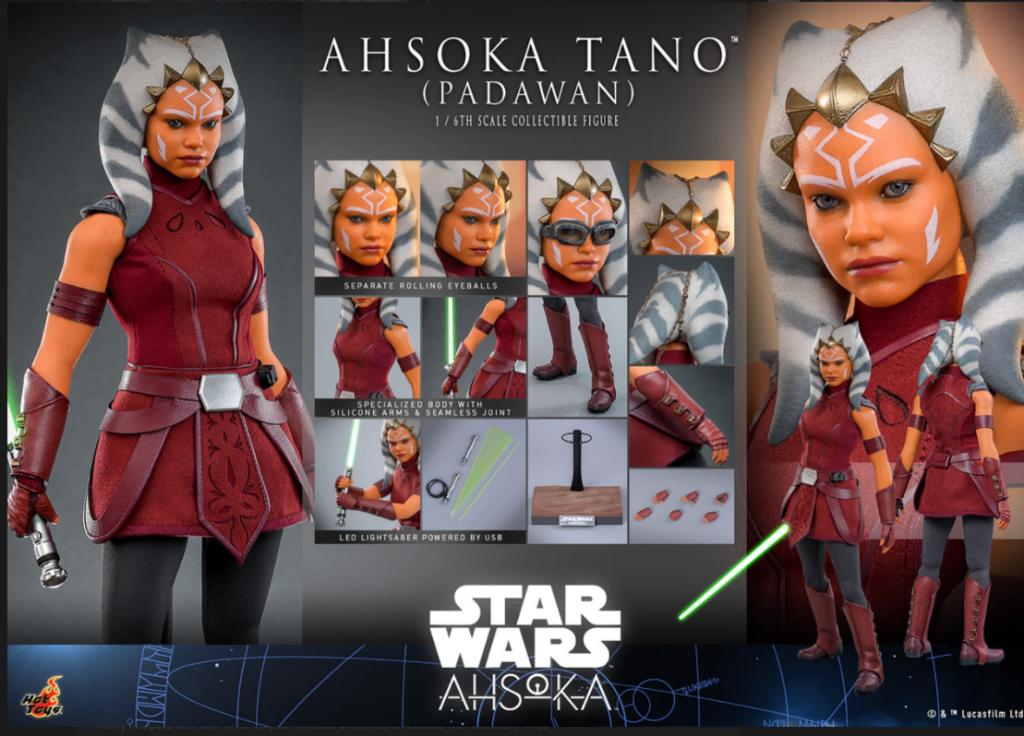 Hot Toys Star Wars: Ahsoka Tano (Padawan) TMS123, Verzamelen, Star Wars, Ophalen of Verzenden, Nieuw, Actiefiguurtje