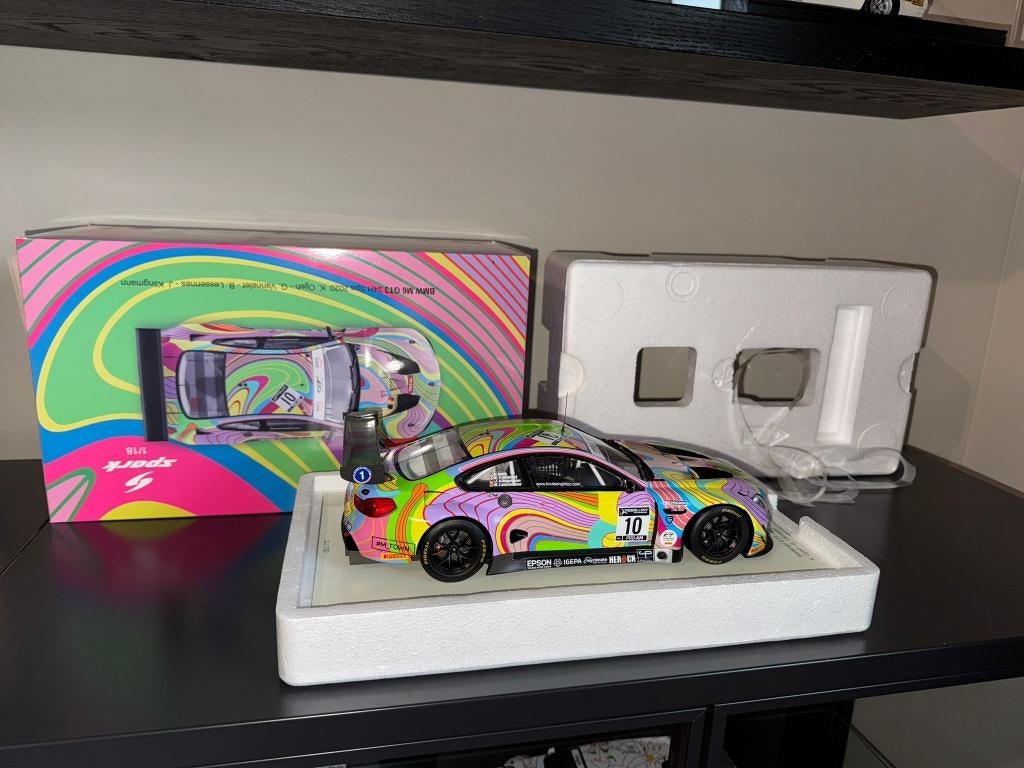BMW M6 GT3 Boutsen Spa 2020 Spark 1/18 ART CAR 18B022 NIEUW, Hobby en Vrije tijd, Modelauto's | 1:18, Ophalen of Verzenden, Nieuw