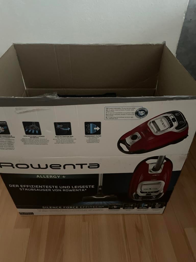 Rowenta Silence Force Stofzuiger - Nieuwstaat!, Witgoed en Apparatuur, Stofzuigers, Stofzak, Stofzuiger, Ophalen of Verzenden