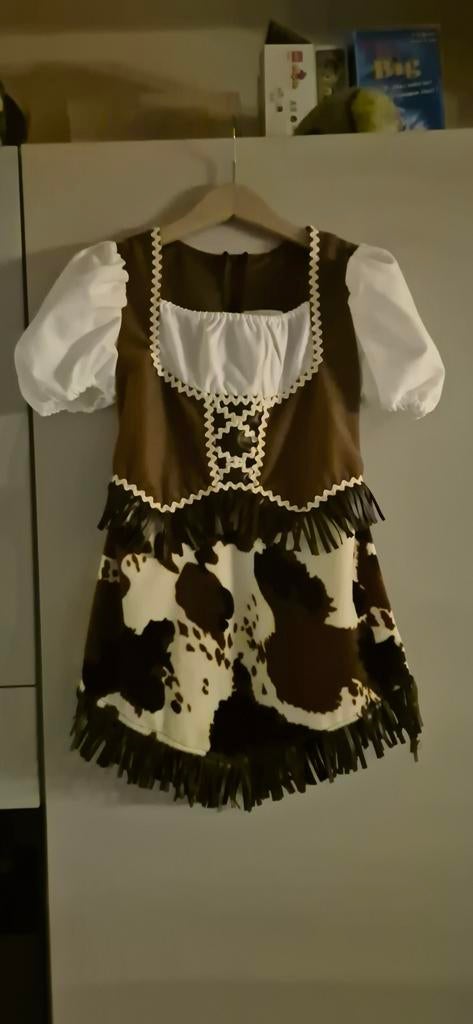 Jurkje carnaval maat 116, Kinderen en Baby's, Carnavalskleding en Verkleedspullen, Ophalen of Verzenden, Zo goed als nieuw, 110 t/m 116