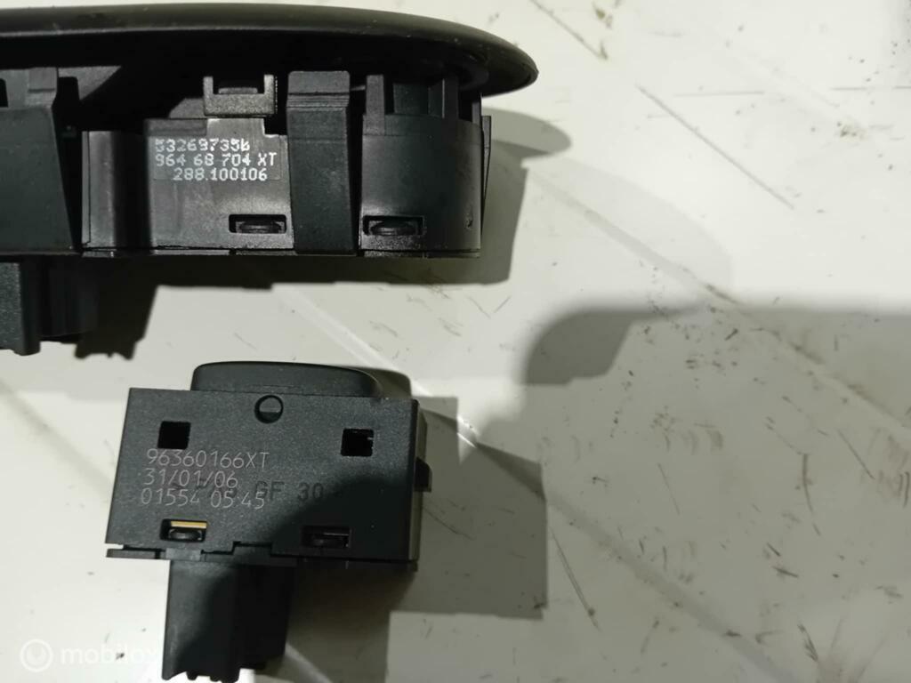 Raamschakelaar Peugeot 407 96468704XT 96360166XT, Ophalen of Verzenden, Gebruikt