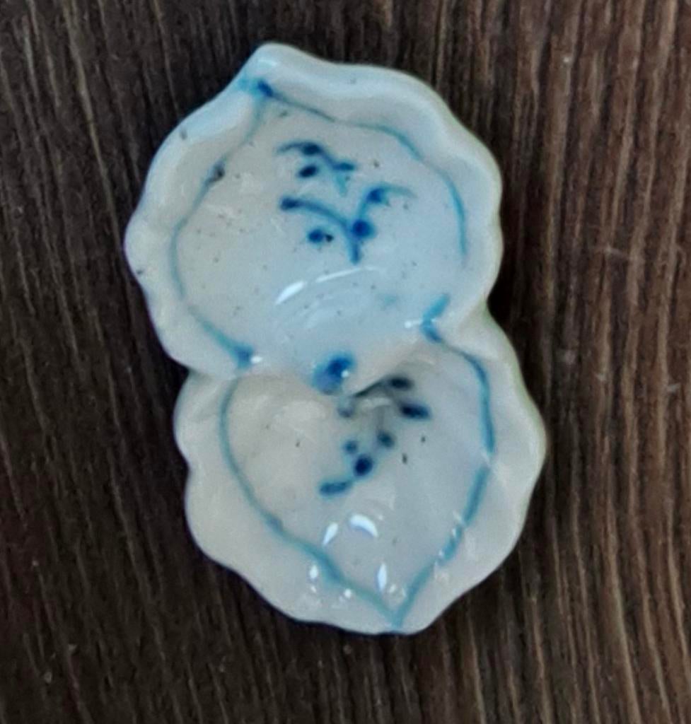 Antiek Duits Zout en Peper Vaatje voor Poppenhuis, Ophalen of Verzenden