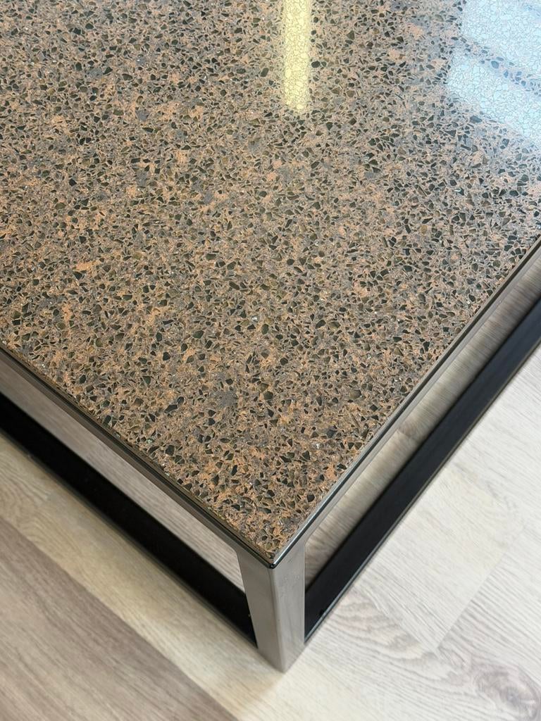 Luxe salontafel graniet NIEUW, Ophalen, 100 tot 150 cm, Nieuw, Minder dan 50 cm