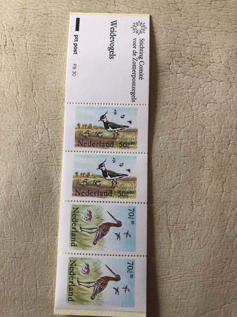Zomerzegels 1984 - Weidevogels, Postzegels en Munten, Postzegels | Nederland, Postfris, Na 1940, Ophalen of Verzenden