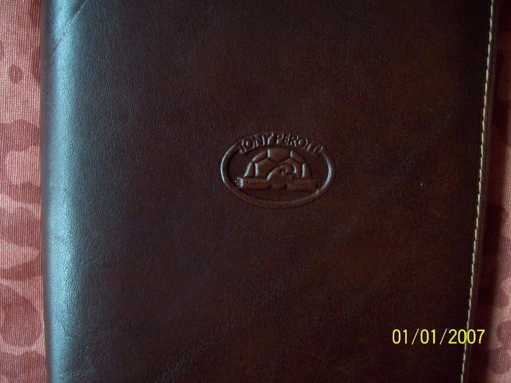 LEDEREN ETUI PASJES, NIEUEW IN DOOS, TONY PEROTTI, Ophalen of Verzenden, Nieuw, Zwart, Leer