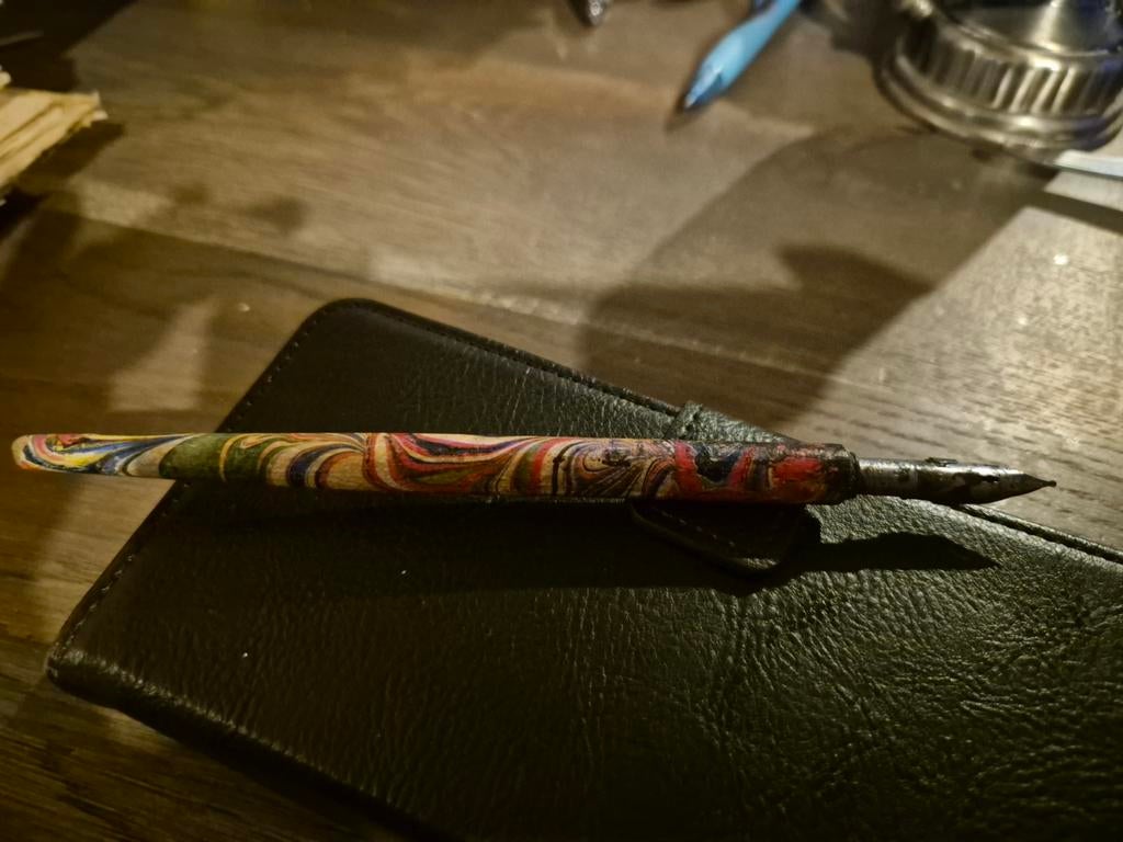 Vintage kroontjespen, Antiek en Kunst, Antiek | Woonaccessoires, Ophalen of Verzenden