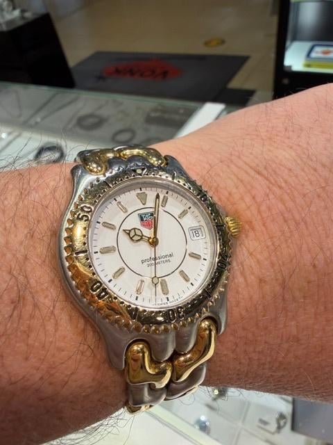 Tag Heuer WG1122-0 bicolor FULL SET, Staal, Zwitserland, Staal, Juweliervonk@gmail.com
