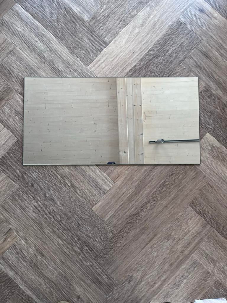 Spiegel 40x80 cm zonder lijst, Ophalen, Minder dan 50 cm, Zo goed als nieuw, Minder dan 100 cm