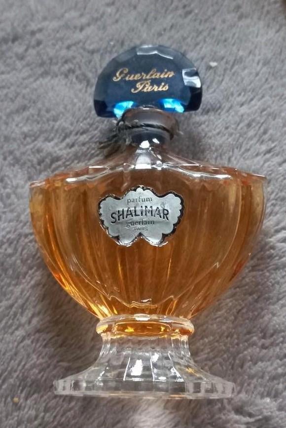 Vintage Guerlain Shalimar parfum 1 oz, Verzamelen, Parfumverzamelingen, Ophalen of Verzenden, Miniatuur