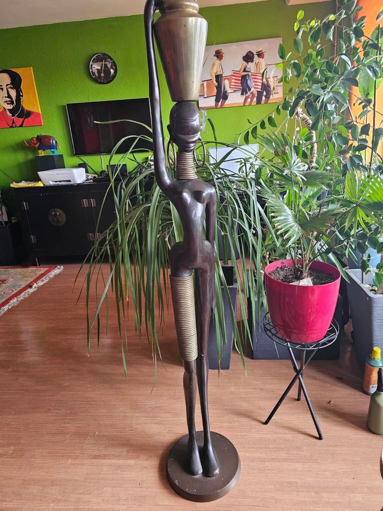 Karl Hagenauer 'Giraffe' Vrouw Sculptuur, Ophalen