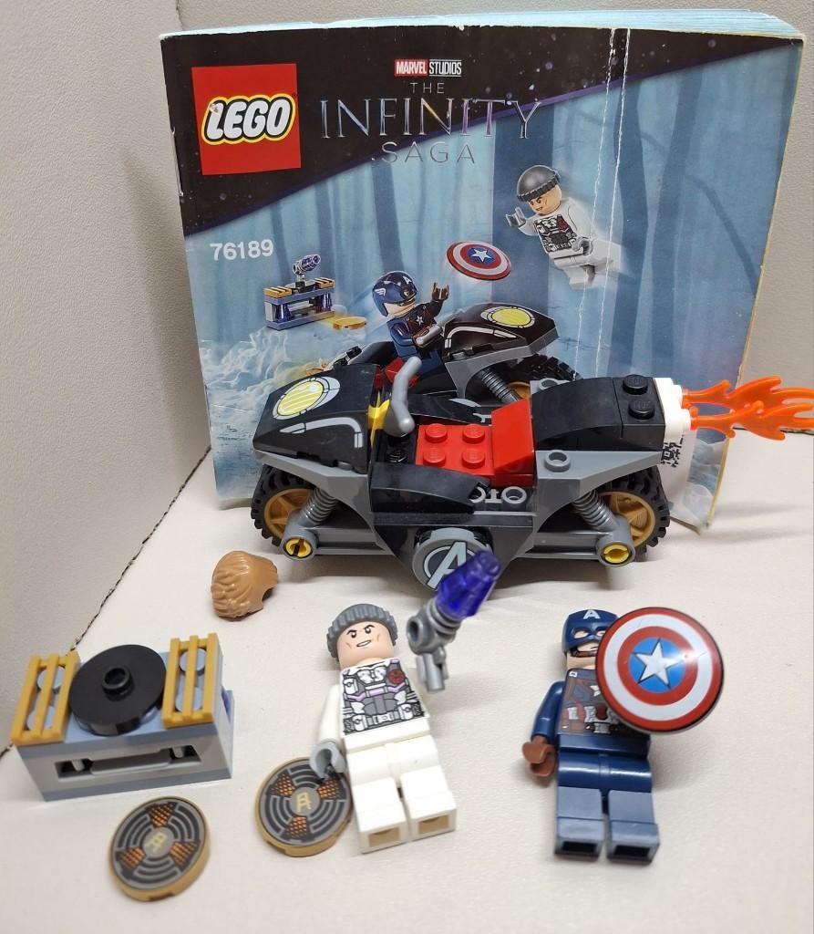 LEGO Marvel Avengers Captain America Confrontatie - 76189, Kinderen en Baby's, Speelgoed | Duplo en Lego, Zo goed als nieuw, Lego