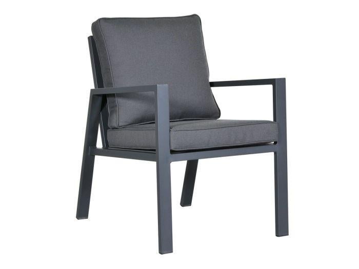 Mondial living Palazzo Dining Stoel - Antraciet, Ophalen of Verzenden, Nieuw, Aluminium