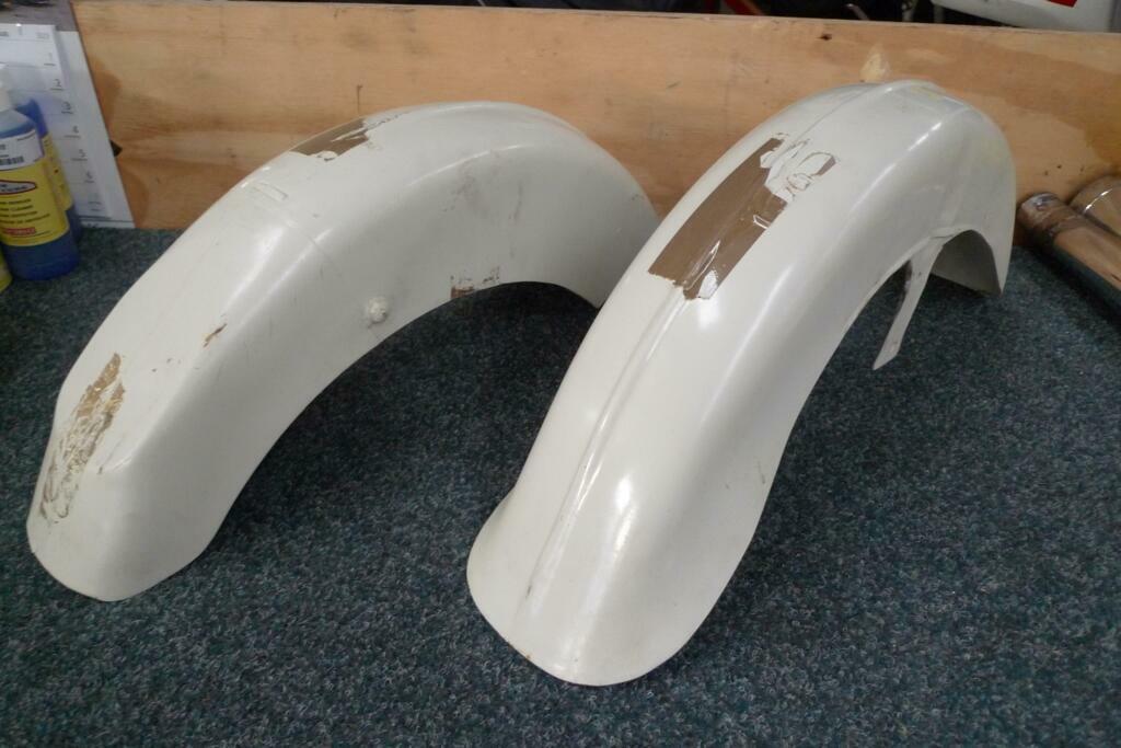 Spatbord imitatie set polyester Puch SG, bak 9, Ophalen, Nieuw