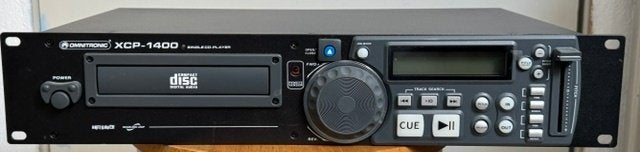 Omnitronic XCP-1400 19" Rack CD-speler – Nieuwstaat, Ophalen of Verzenden, Zo goed als nieuw, Overige merken