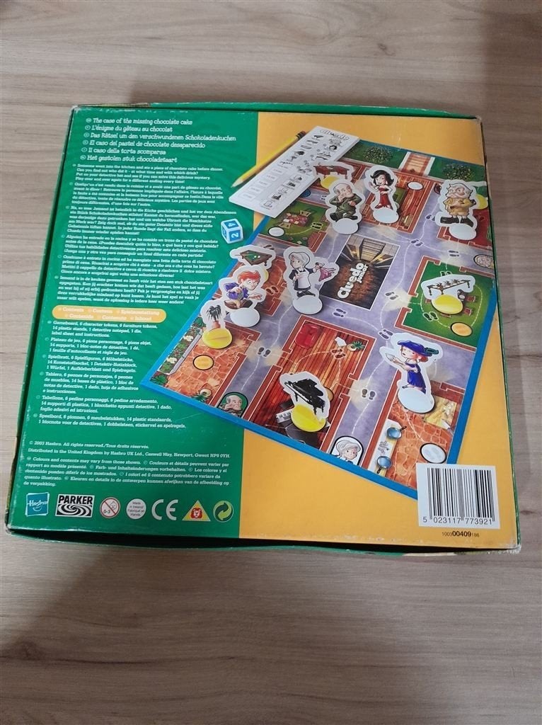 cluedo junior het gestolen stuk chocoladetaart - s4496, Verzenden, Zo goed als nieuw