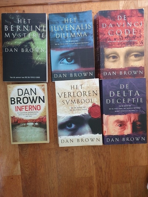 DAN  BROWN  BOEKEN, Boeken, Ophalen of Verzenden, Gelezen