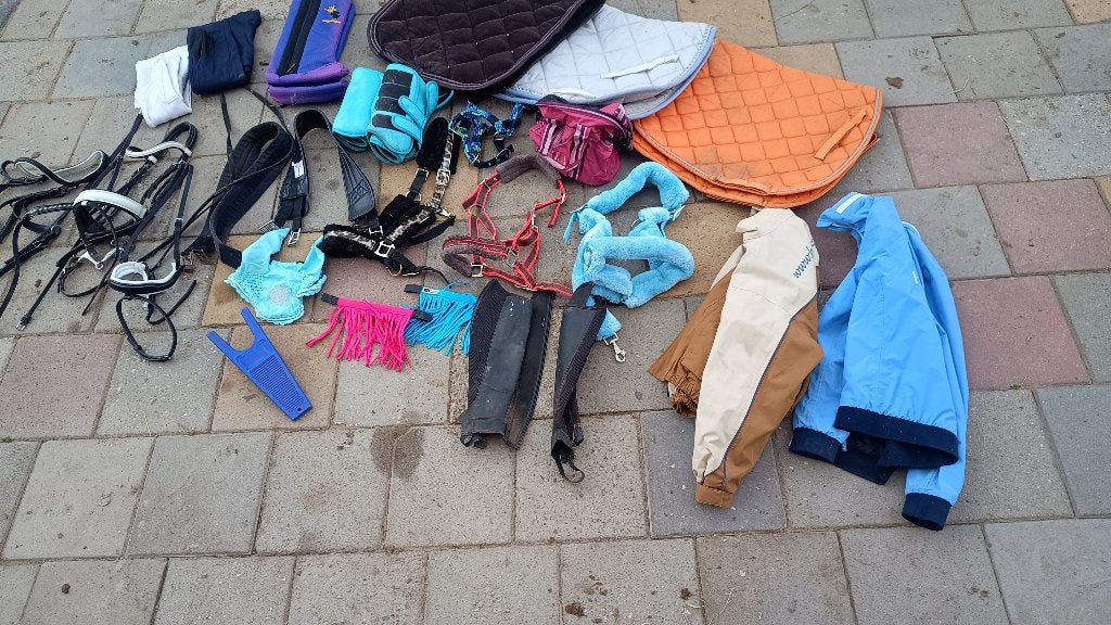 Partij paardenspullen, Dieren en Toebehoren, Ophalen of Verzenden, Gebruikt, Dressuur