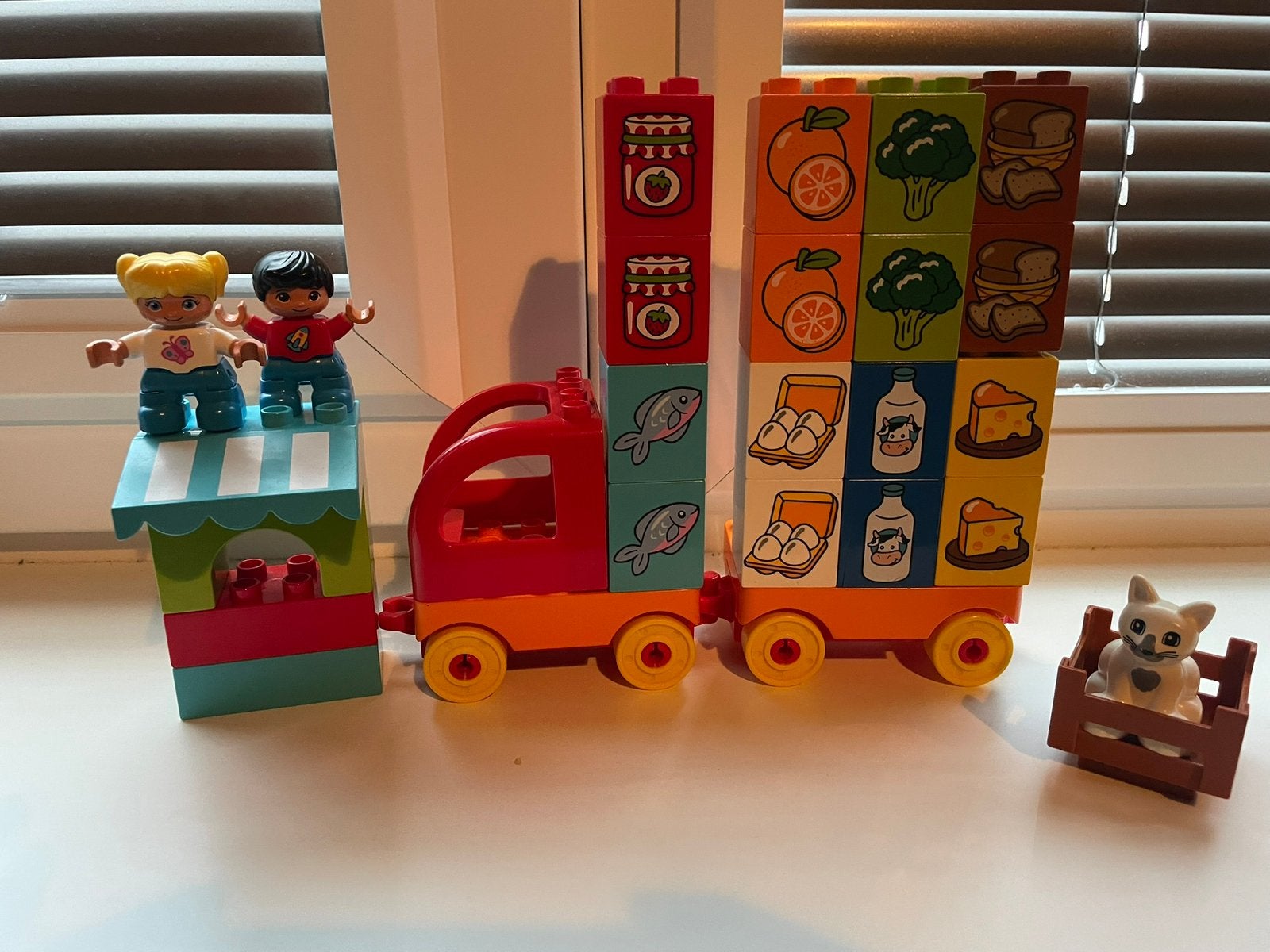 Duplo boodschappen wagen 10818, Kinderen en Baby's, Ophalen of Verzenden, Zo goed als nieuw, Duplo
