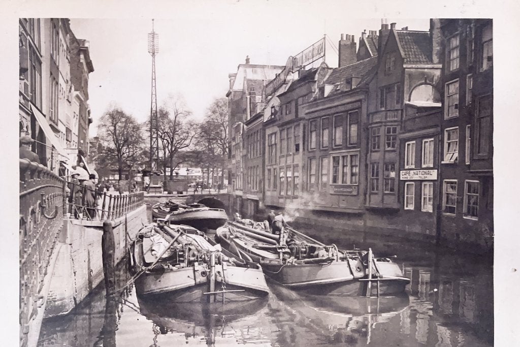 foto van Het Steiger Rotterdam uit ca 1930, Gebruikt, Foto, Ophalen of Verzenden, Gebouw