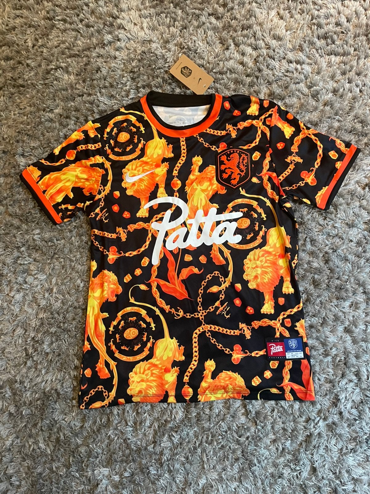 Super mooi Nederland elftal patta shirt, Ophalen of Verzenden, Zo goed als nieuw