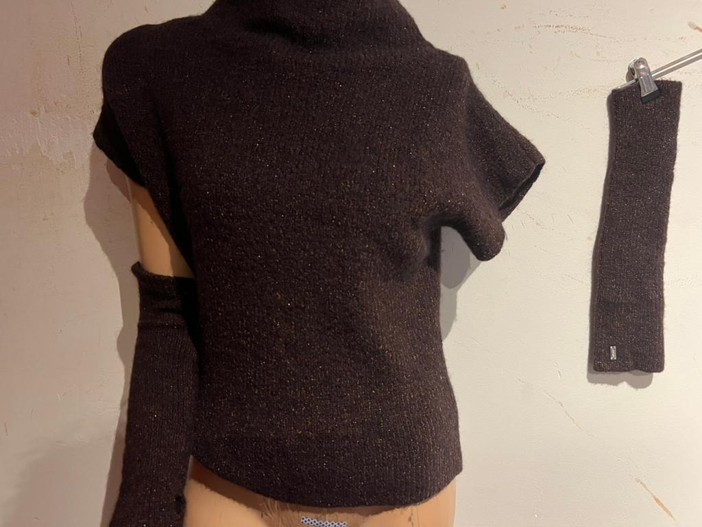 GUSTAV trui met losse mouwen maat S - zgan, F, Bruin, Gustav, B