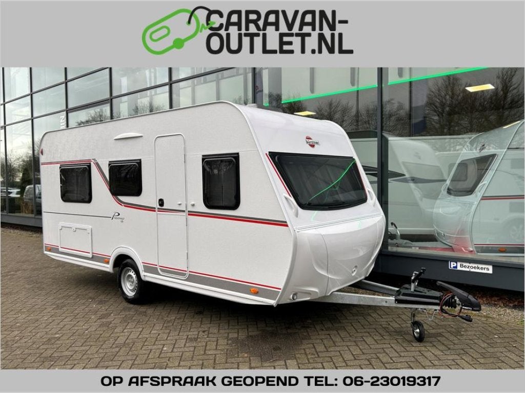 Bürstner Premio Life 480 TL | MEENEEMPRIJS!, Caravans en Kamperen, Caravans, Schokbreker, Standaardzit, Bedrijf, Bürstner