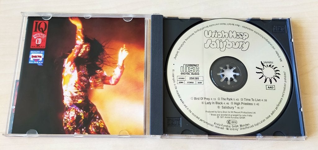 Uriah Heep - Salisbury CD 1971/198?, Ophalen of Verzenden, Zo goed als nieuw, Hardrock