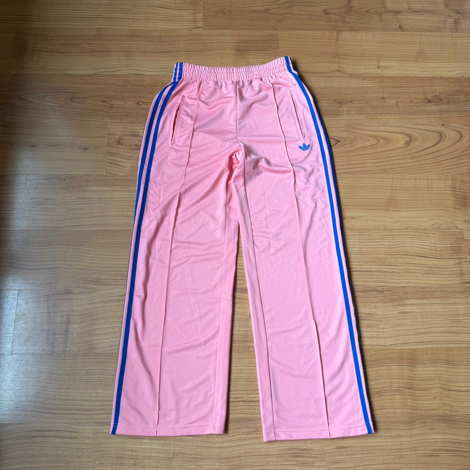Adidas Originals Firebird Trainingsbroek Roze/Blauw - S, Verzenden, Zo goed als nieuw, Roze, Maat 36 (S)