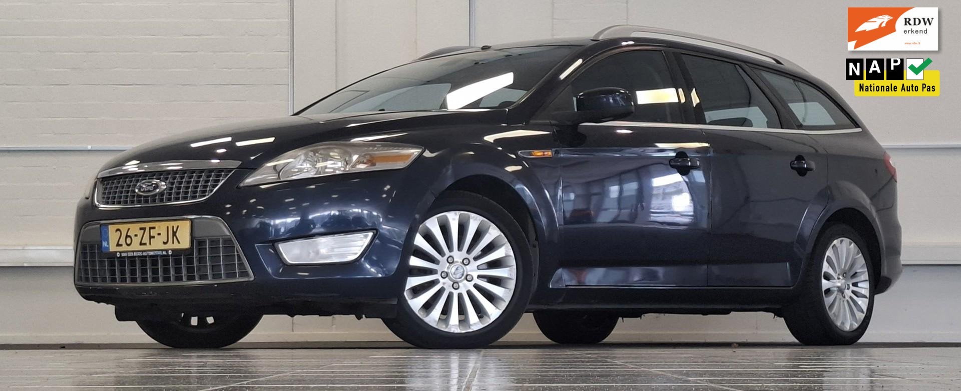 Ford Mondeo Wagon 2.0i 16V Titanium Nieuwe APK Garantie, Auto's, 145 pk, Gebruikt, Zwart, 4 cilinders