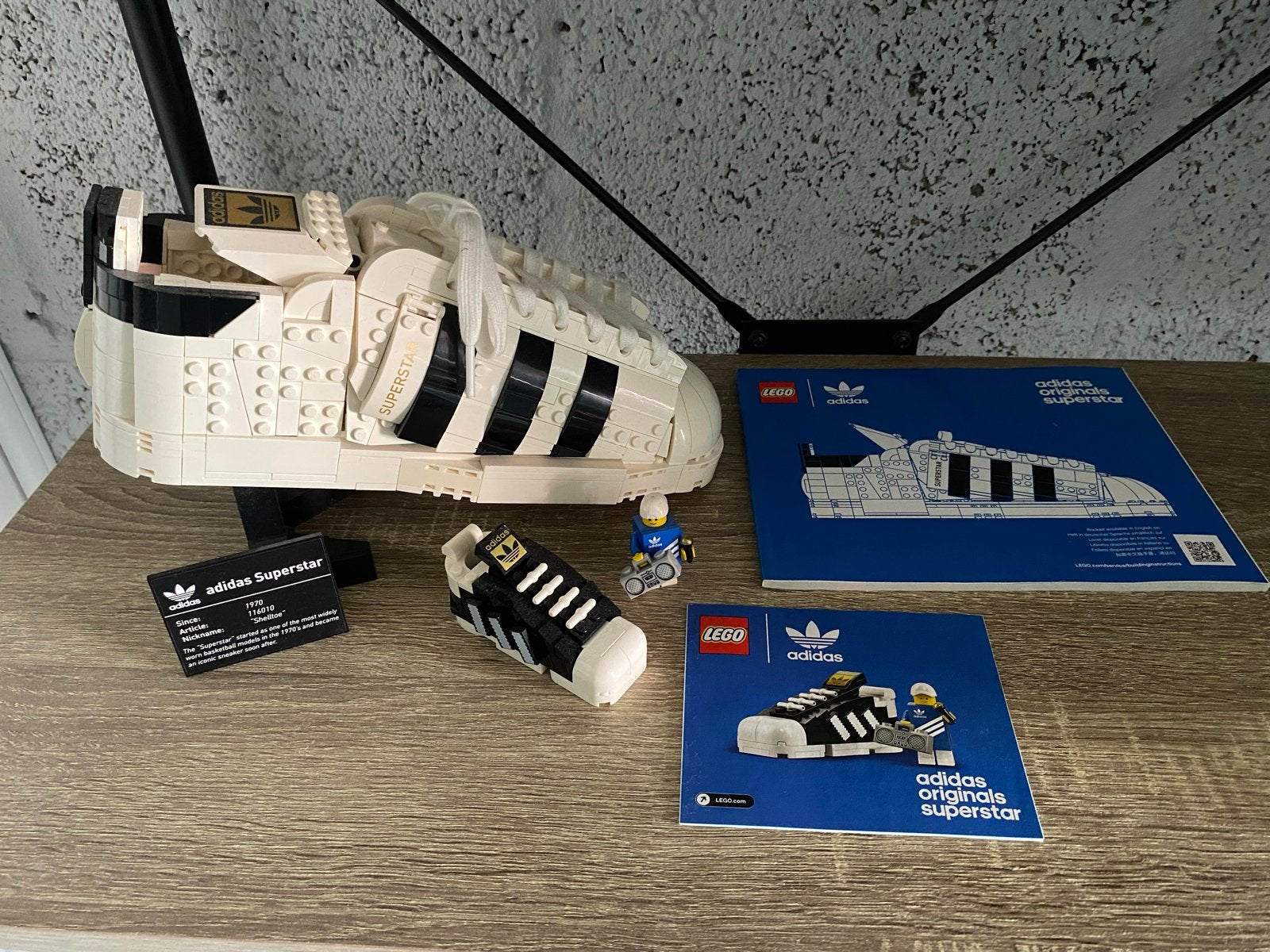 LEGO Adidas Originals Superstar Sneaker (10282), Ophalen of Verzenden, Zo goed als nieuw, Overige merken