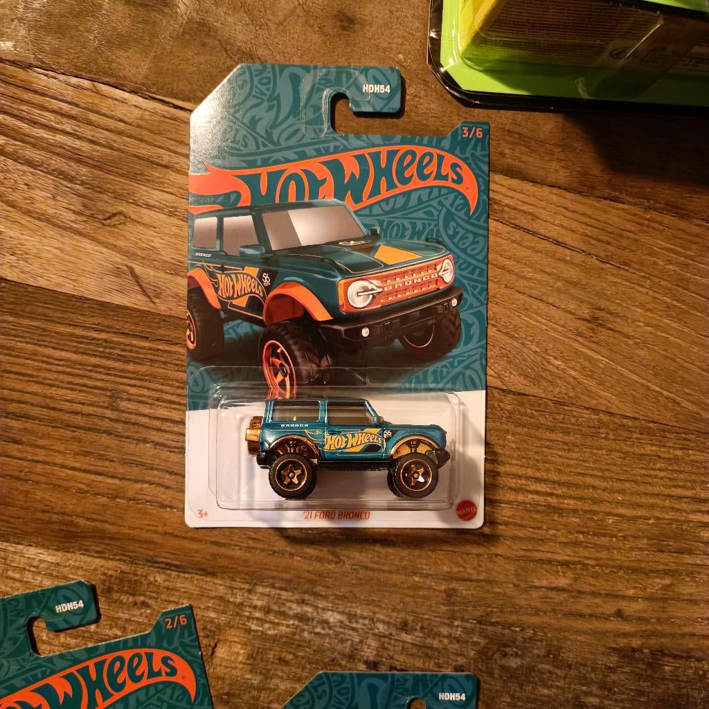 Hot Wheels 21 Ford Bronco Pearl and Chrome HDH54, Ophalen of Verzenden, Nieuw, Auto