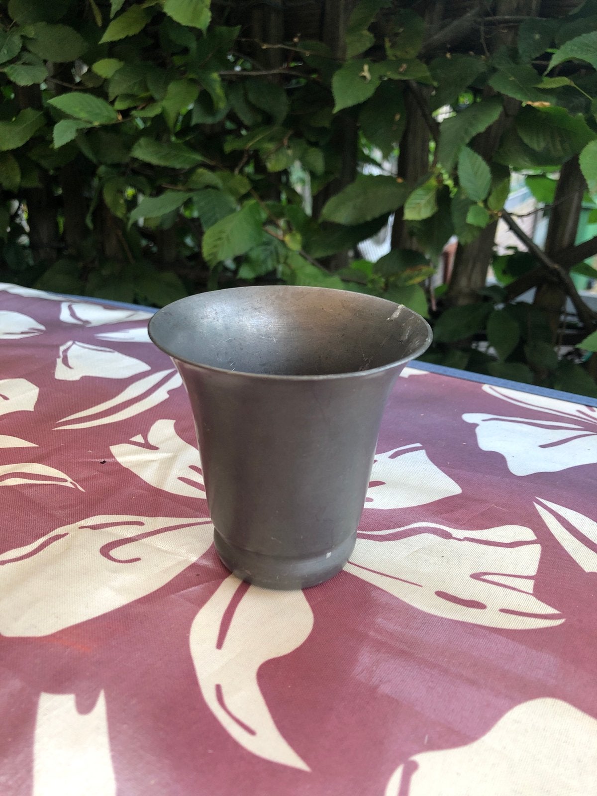 Antieke tinnen beker met stempel, Antiek en Kunst, Antiek | Tin, Ophalen of Verzenden