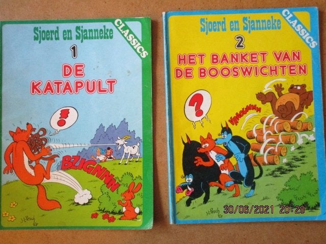 adv3943 sjoerd en sjanneke, Eén stripboek, Ophalen, Gelezen