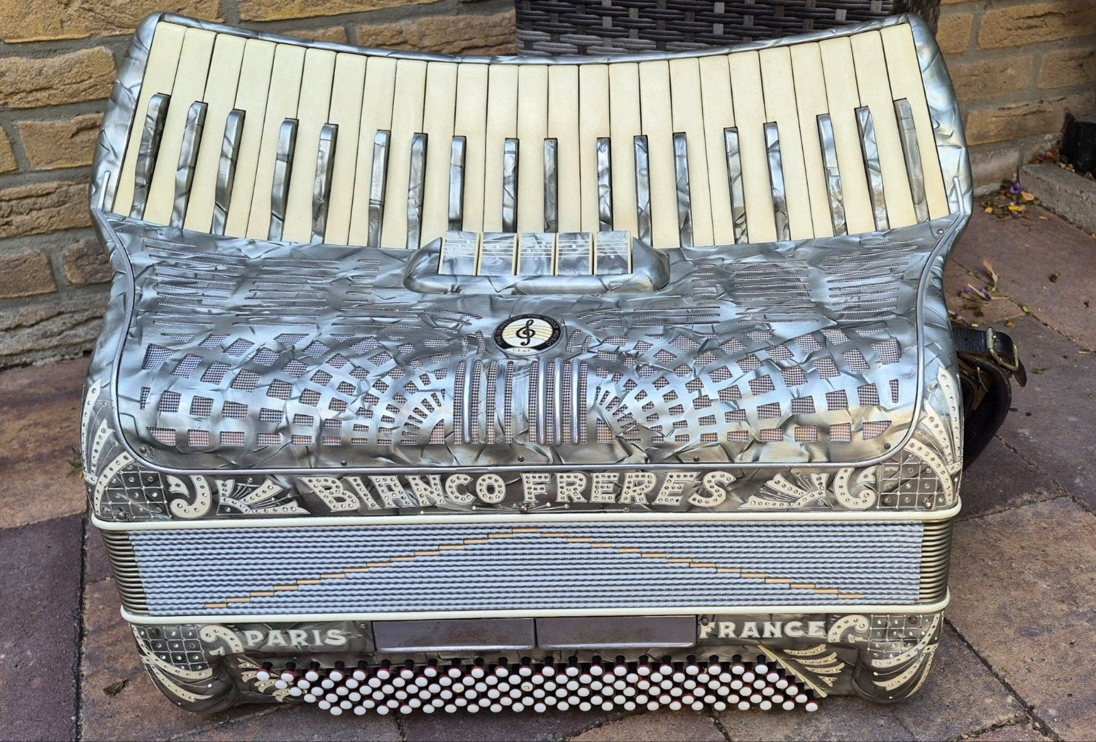 Bianco Freres, Muziek en Instrumenten, Accordeons, Ophalen, Gebruikt, 120-bas, Overige merken