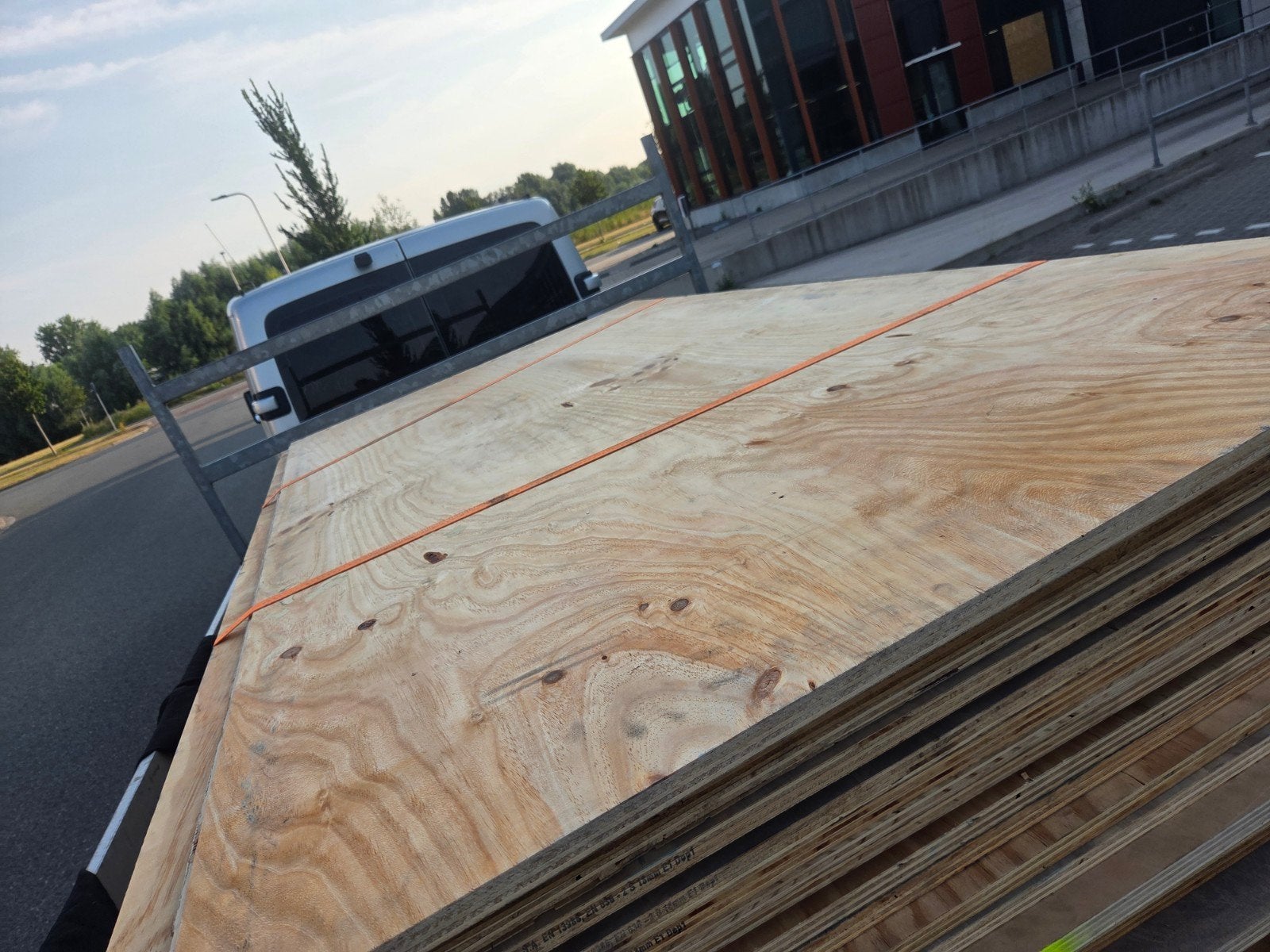 Underlayment Mes & Groef Platen - 18x2440x1220 mm, Ophalen, Gebruikt, Minder dan 25 mm, Overige typen