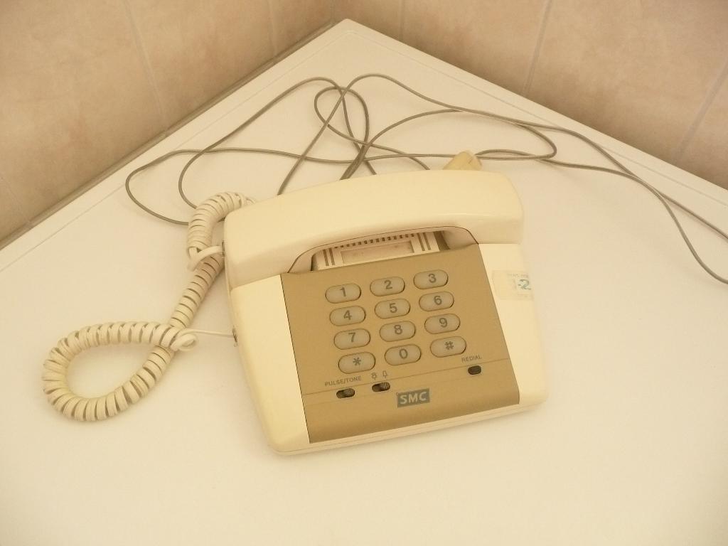 Vaste telefoon smc, Ophalen, Gebruikt