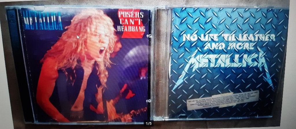 Metallica - rare 2-cd live 1992 + bonus cd demo's 1982-1983, Import, Thrash metal, Verzenden, Zo goed als nieuw