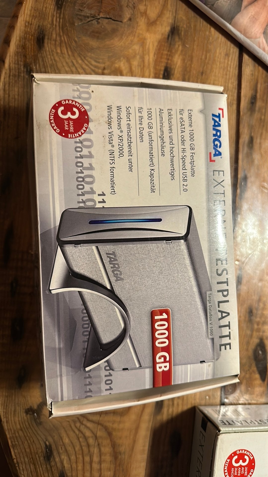 Externe harde schijf 1 TB, USB2.0, Ophalen, Zo goed als nieuw, Laptop, USB