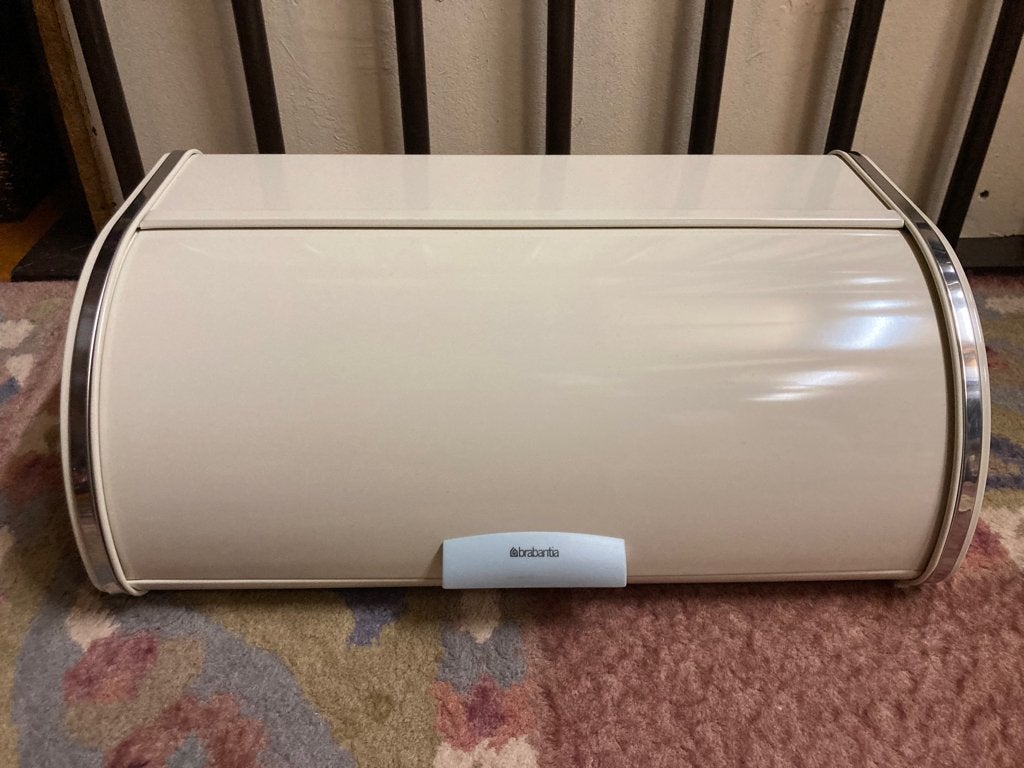 Broodtrommel Brabantia (Cucina kleuren), Beige, Gebruikt, Ophalen of Verzenden, Metaal