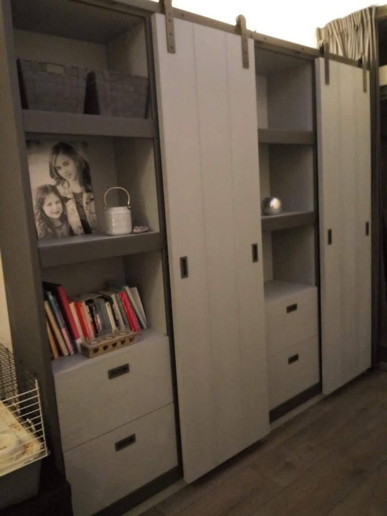 VT Wonen Slide kasten Barn imitatie, Ophalen of Verzenden, 25 tot 50 cm, 200 cm of meer