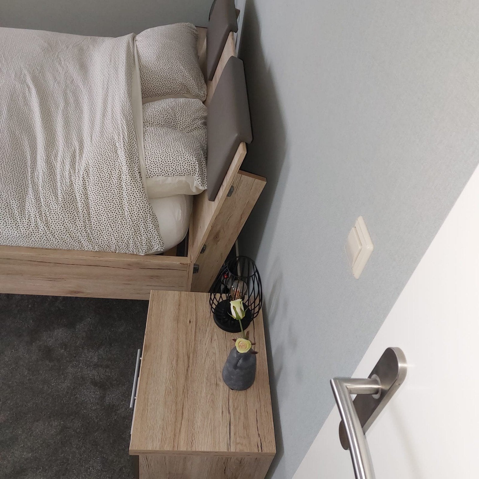 2 persoons bed, Ophalen, Gebruikt, Tweepersoons, Hout