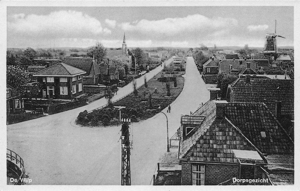 703-009-023 De Wilp Dorpsgezicht, Verzamelen, Ansichtkaarten | Nederland, Verzenden, Voor 1920