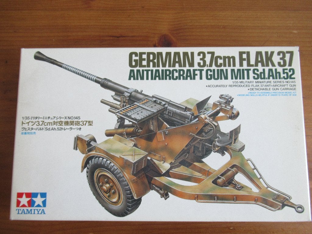 3,7cm FlaK 37 AntiAircraft Gun (Tamiya 1/35) + Aber Barrel, 1:32 tot 1:50, Overige typen, Nieuw, Ophalen of Verzenden
