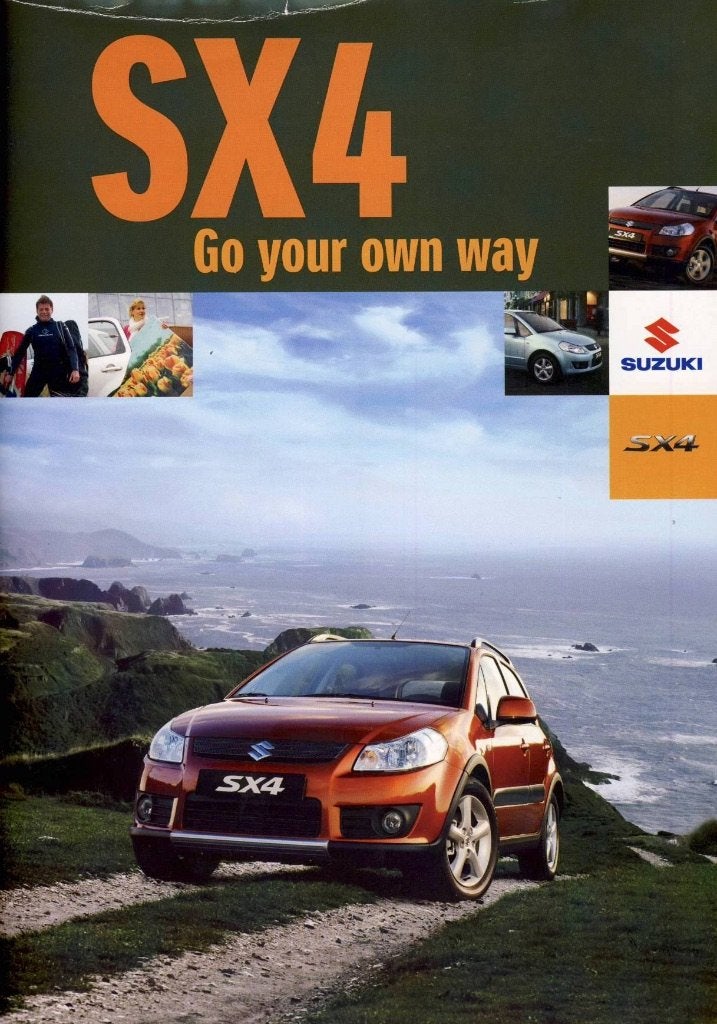 Brochure Suzuki SX4, Ophalen of Verzenden, Gelezen, Overige merken